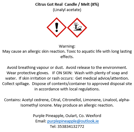 Citrus Got Real! - 230g Soy Wax Candle