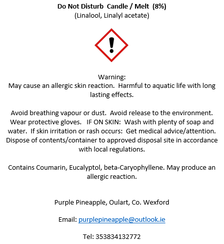 Do Not Disturb - 230g Soy Wax Candle