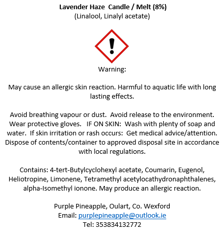 Lavender Haze - 230g Soy Wax Candle