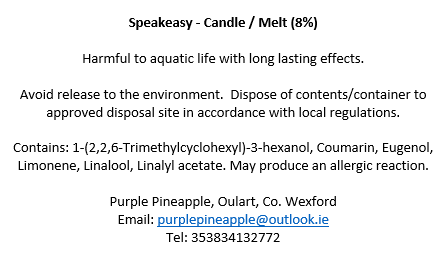 Speakeasy - 60g Soy Wax Melt