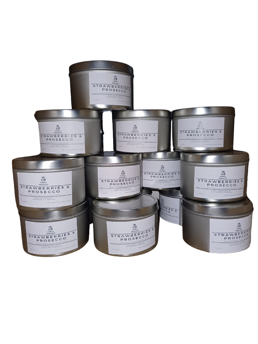 Strawberries & Prosecco - 230g Soy Wax Candle