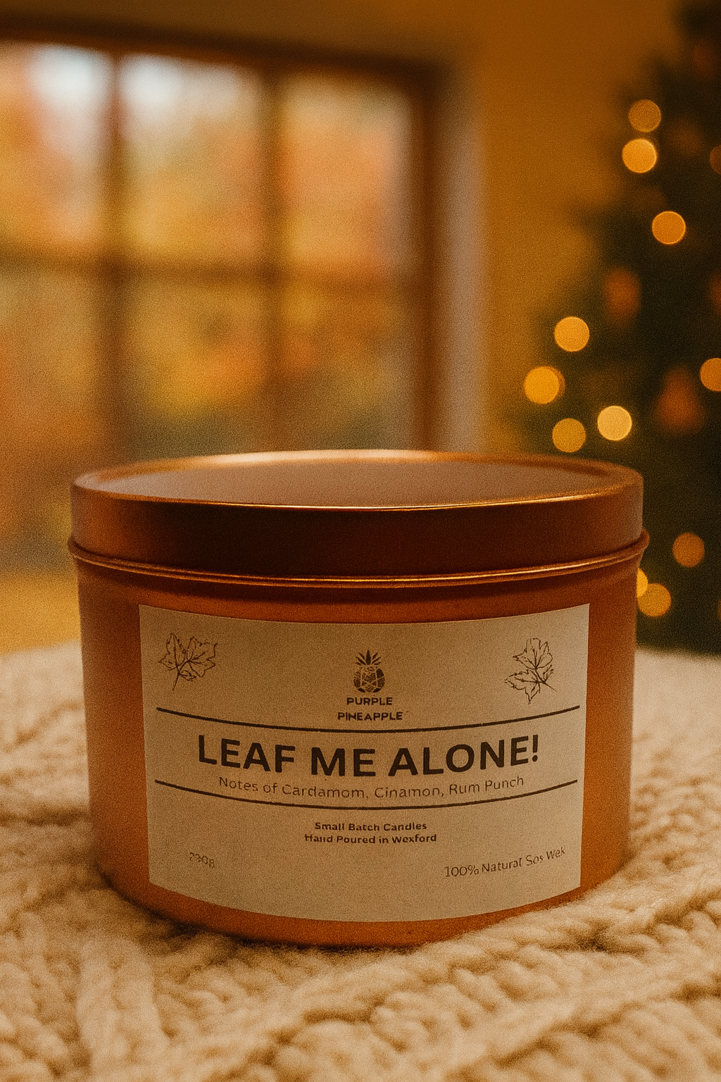 Leaf Me Alone! - Natural Soy wax Candle - 230g