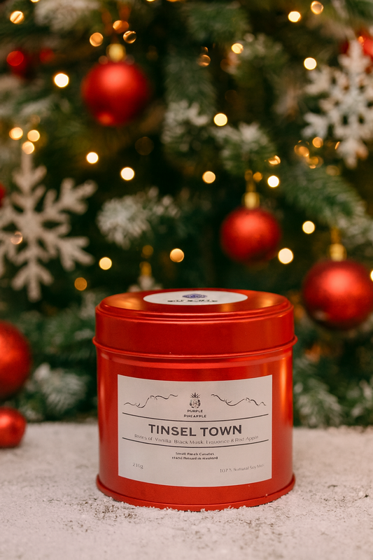 Tinsel Town - Natural Soy Wax Candle - 230g